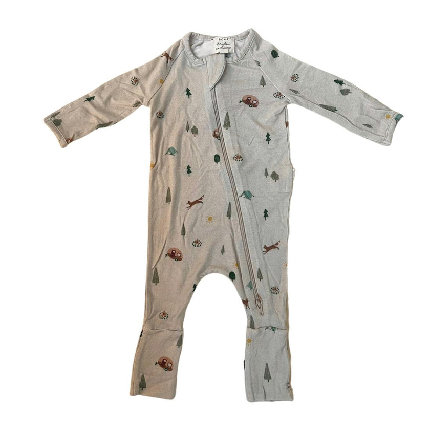 Modal Convertible Footy Pajamas in Camping