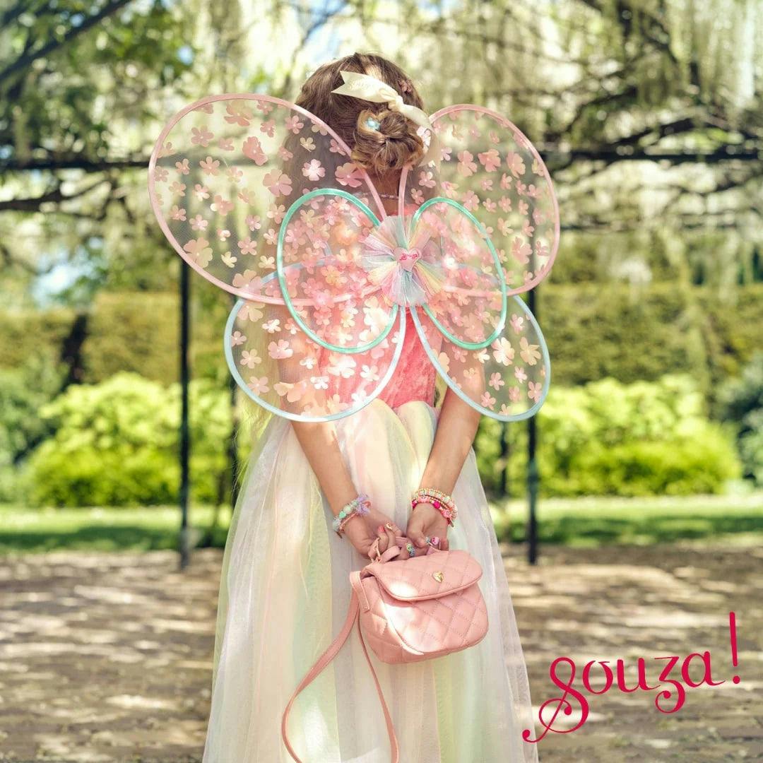 Flora Dress and Wings Set (Green) - Role-Play for Children (3 sizes)
