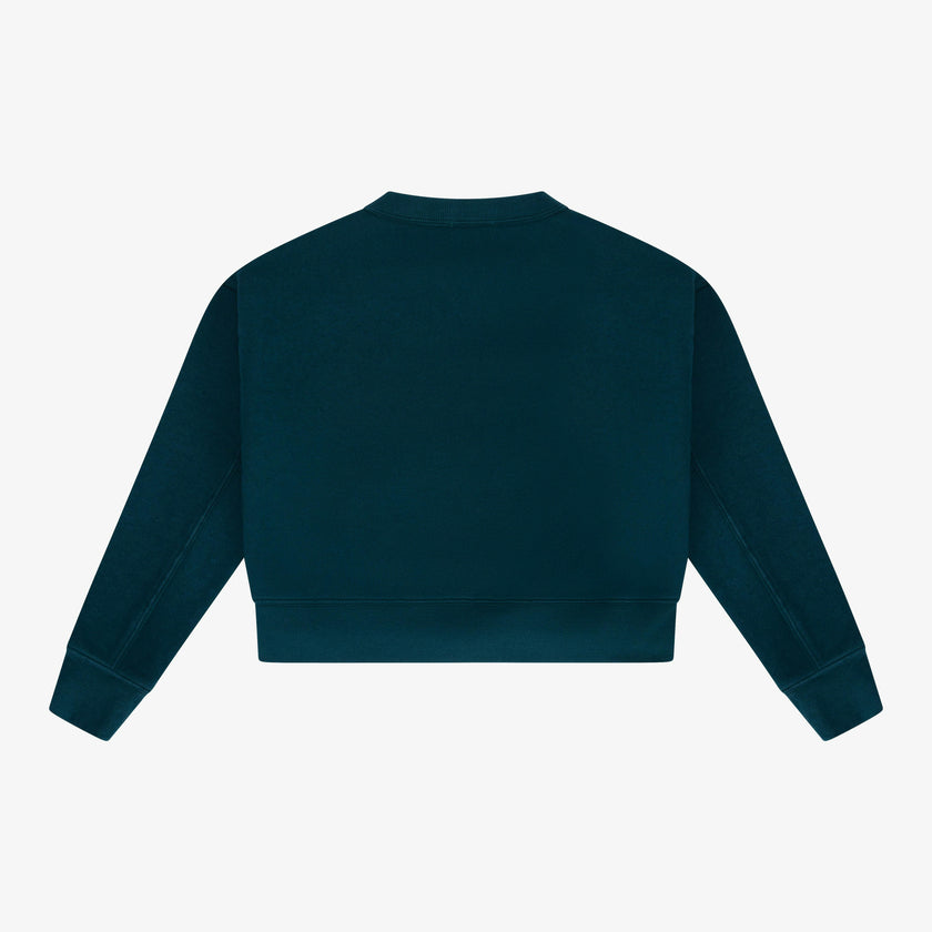 Tenly Cotton Fleece Reverse Insert Sweater