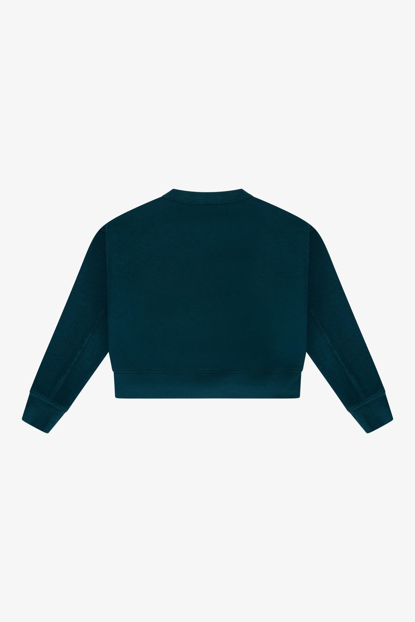 Tenly Cotton Fleece Reverse Insert Sweater
