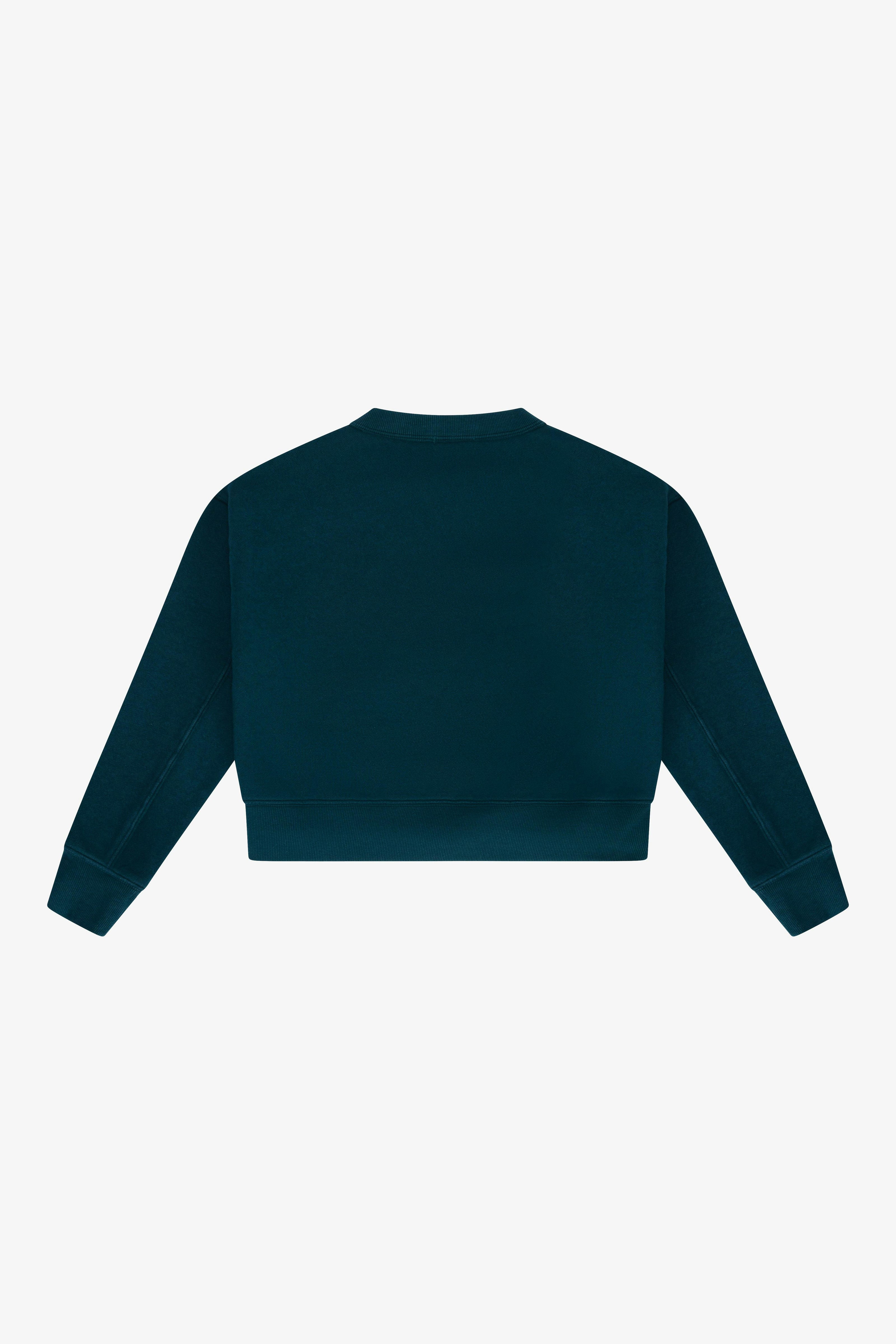 Tenly Cotton Fleece Reverse Insert Sweater