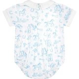Blue Lone Star Toile Bubble