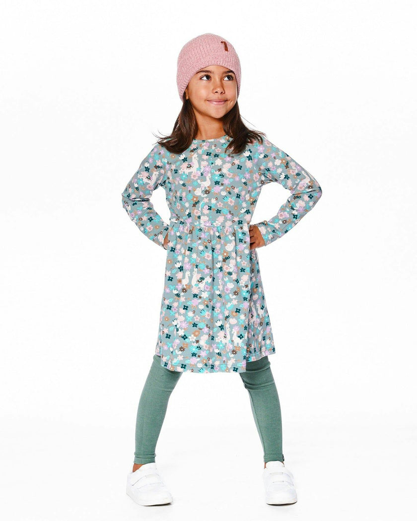 Half Button Organic Cotton Dress