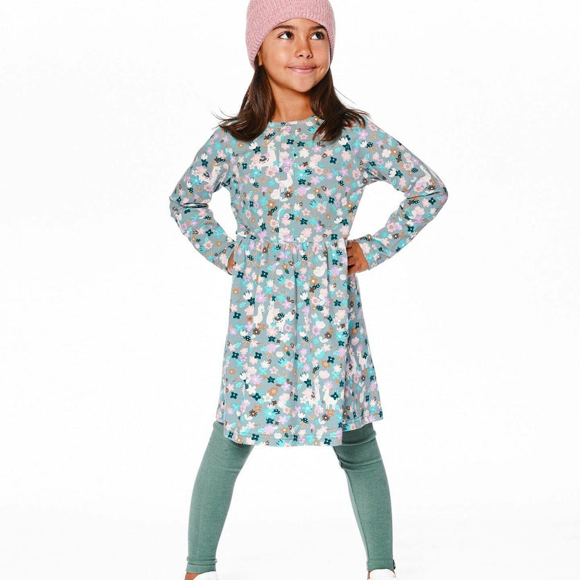 Half Button Organic Cotton Dress