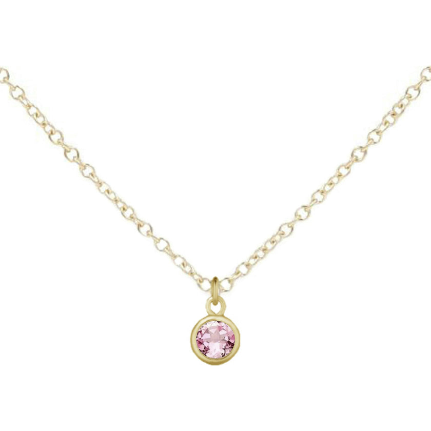 October Birthstone Necklace