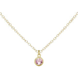 October Birthstone Necklace