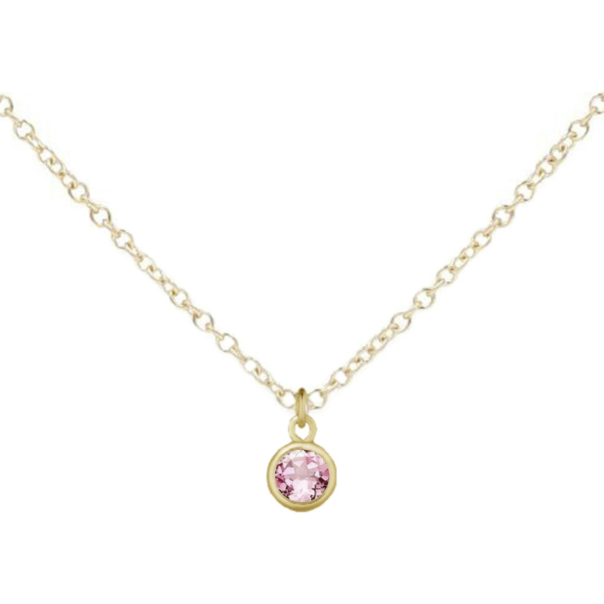 October Birthstone Necklace
