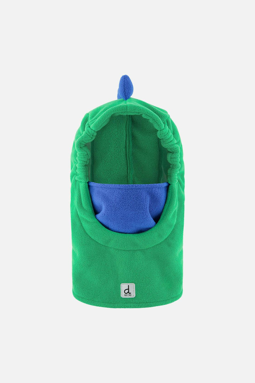 Oversized Dino Polar Balaclava For Ski Helmet Bright Green