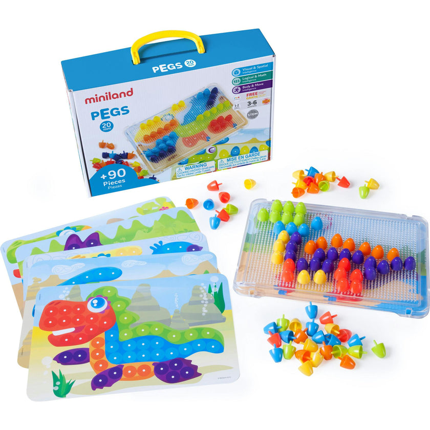 Pegs ¾" 90 pieces