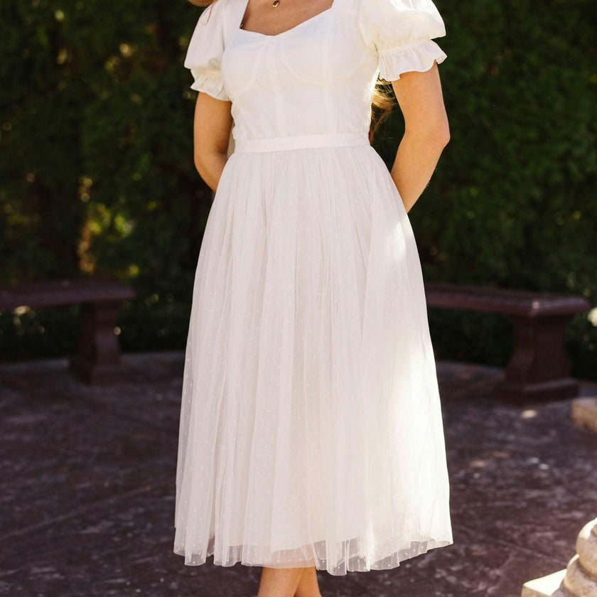 Ballerina Dress in White