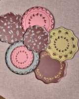 Woodland Dessert Plate Set - Bark