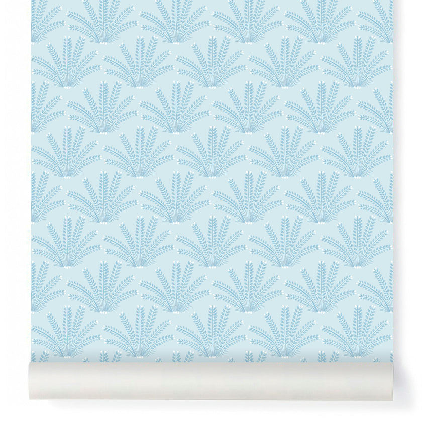 Papier peint MARACAS coloris Glacier