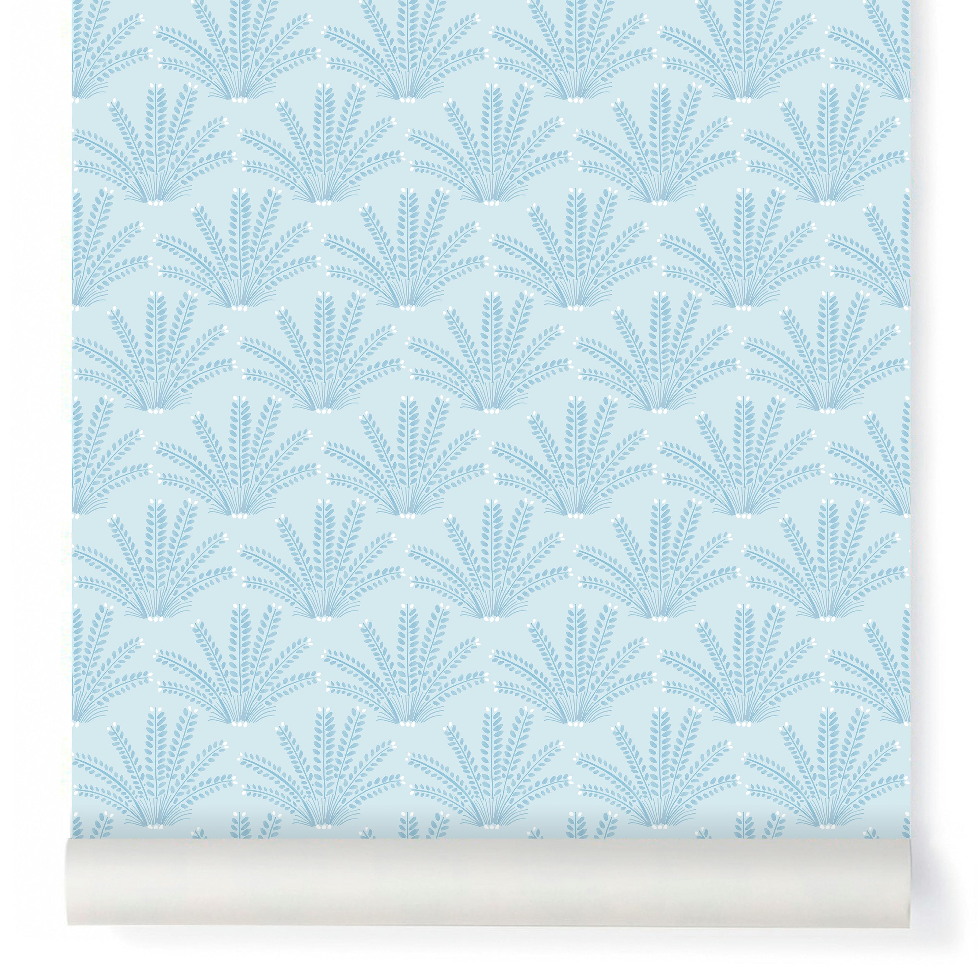 Papier peint MARACAS coloris Glacier
