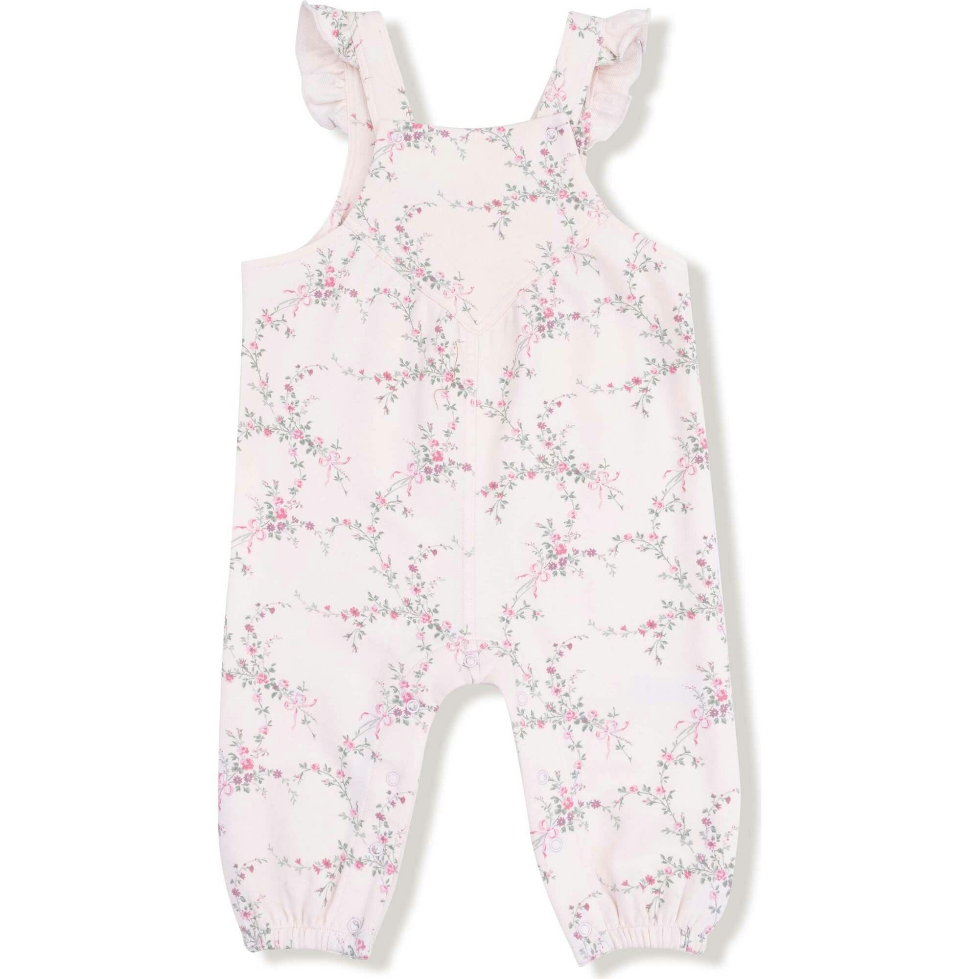 Antoinette Floral - V Overalls with Elastic