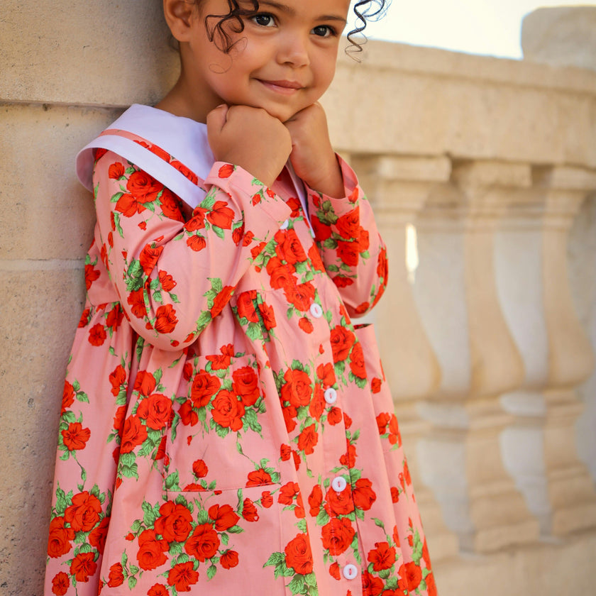 Garden Dress- Vintage Rose