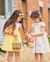 Rose Hand Smocked Dress in Lemon