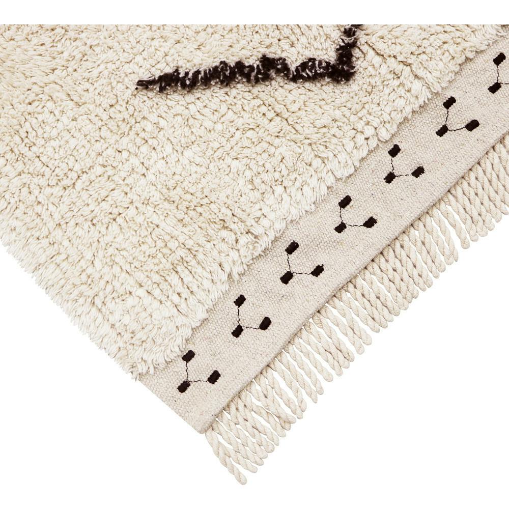 Bereber Rhombs Rectangular Washable Rug