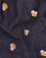 Kids Linnea Embroidered Denim  Skirt