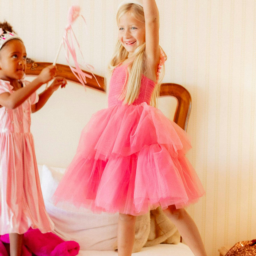 Mini Liza Dress in Pink