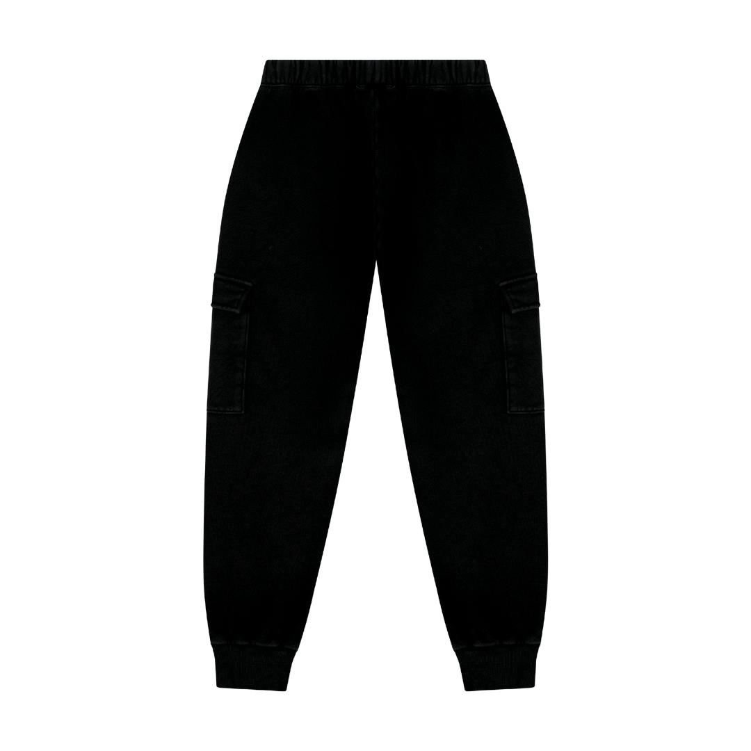 Tenly Cotton Fleece Cargo Jogger Pant