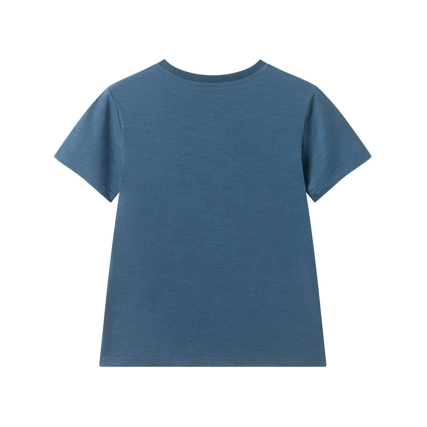 Big Kid Boys Graphic Tee | Navy Surfing