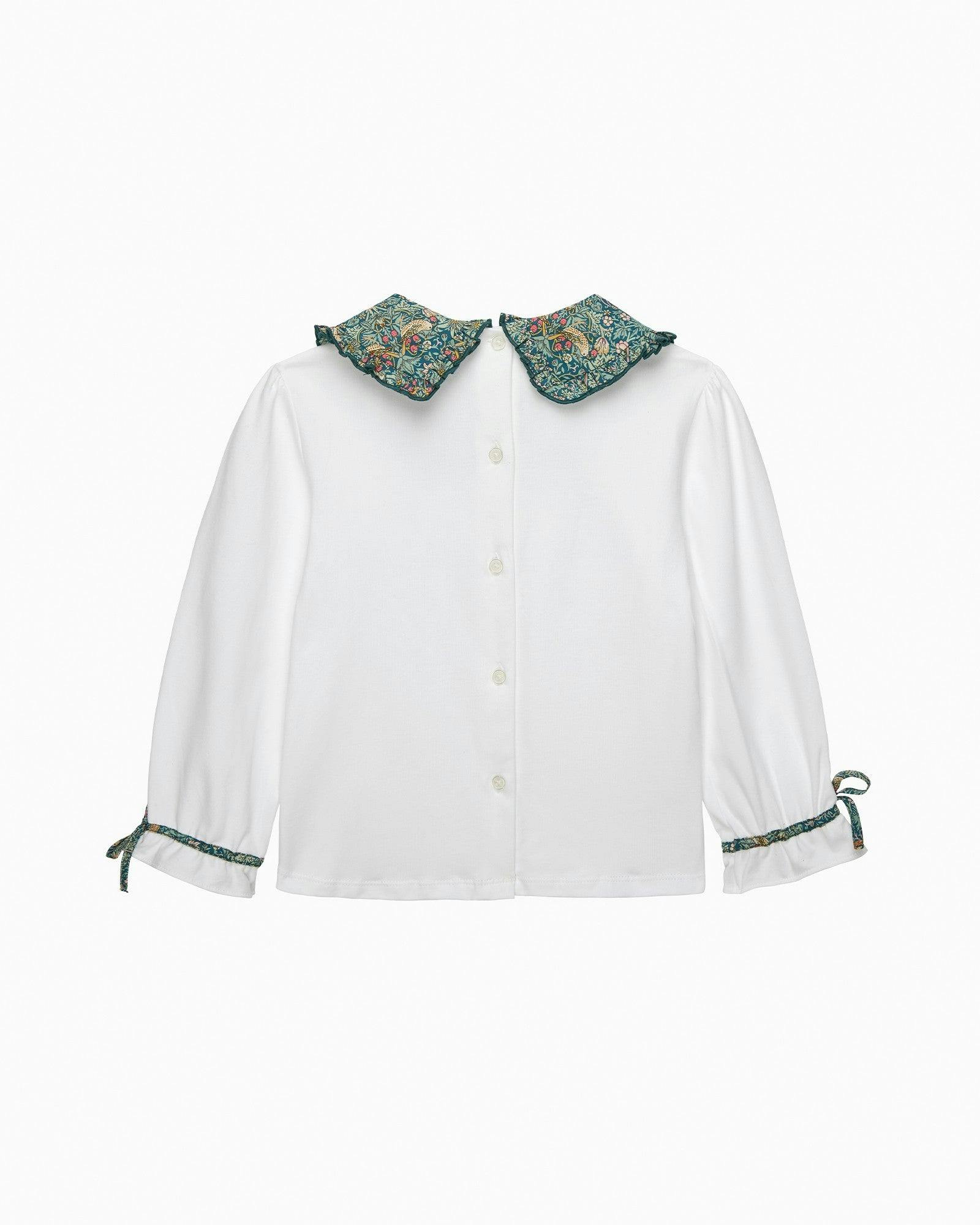 Pie Crust Jersey Top in Strawberry Thief