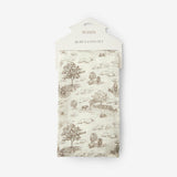 Country Toile Bamboo Two-Piece Burp Cloth Set