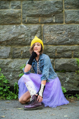 Hand Knit Pom Leg & Arm Warmers