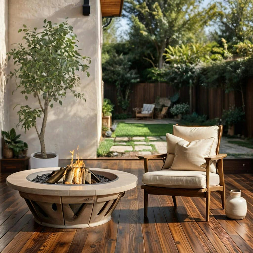 Artificial Ficus Tree with Artisan Planter