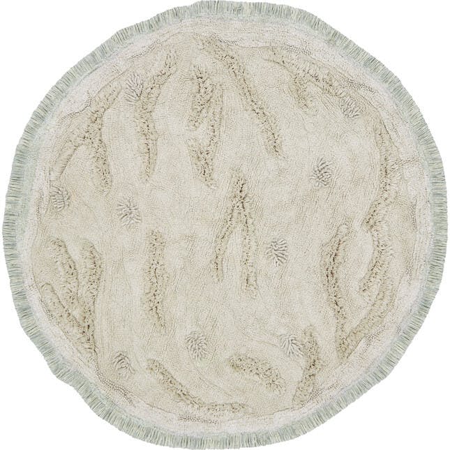 Island Washable Round Play Rug