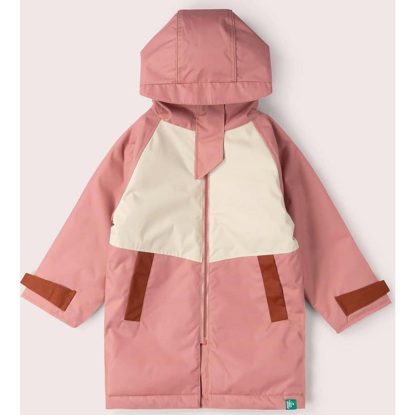 Soft Pink Recycled Waterproof Robe, Pink