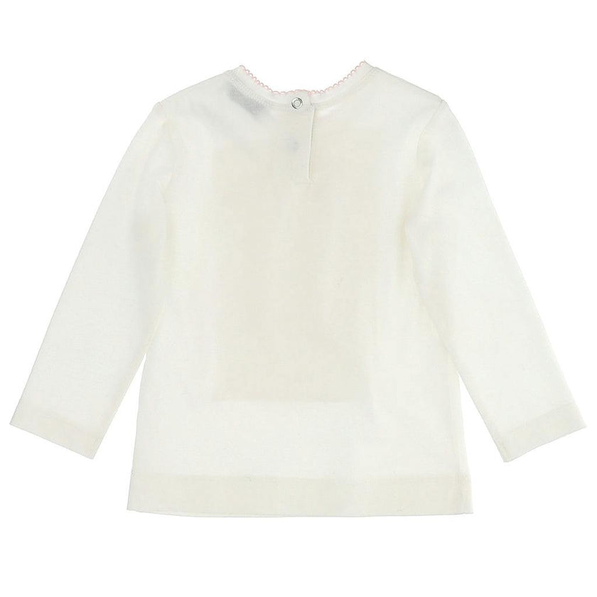 Cream Ballerinas Logo T-Shirt