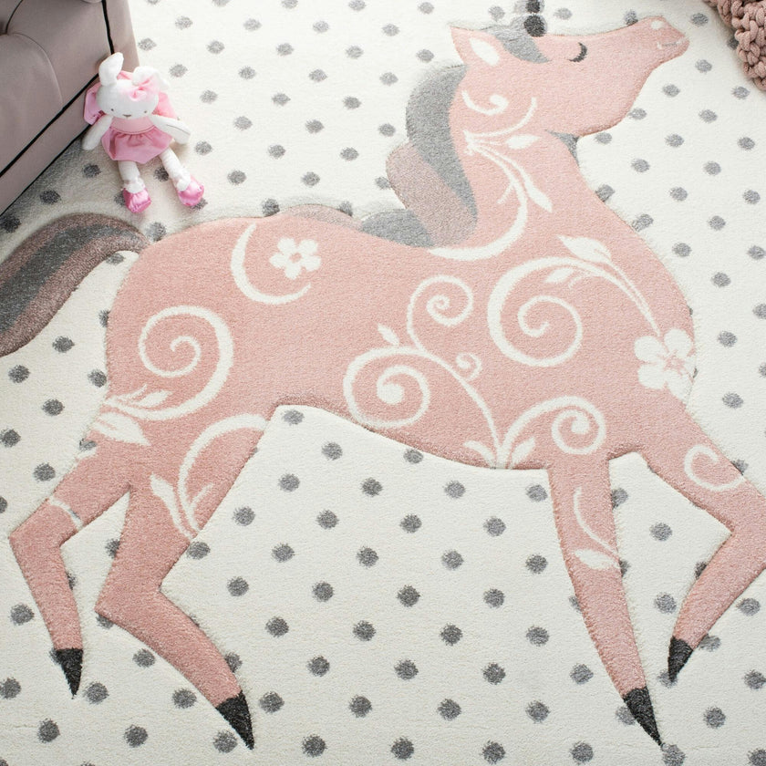 Carousel Kids Olivia Rug, Pink