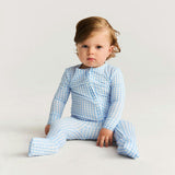 Blue Gingham Convertible One Piece