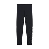 Black Logo Leggings