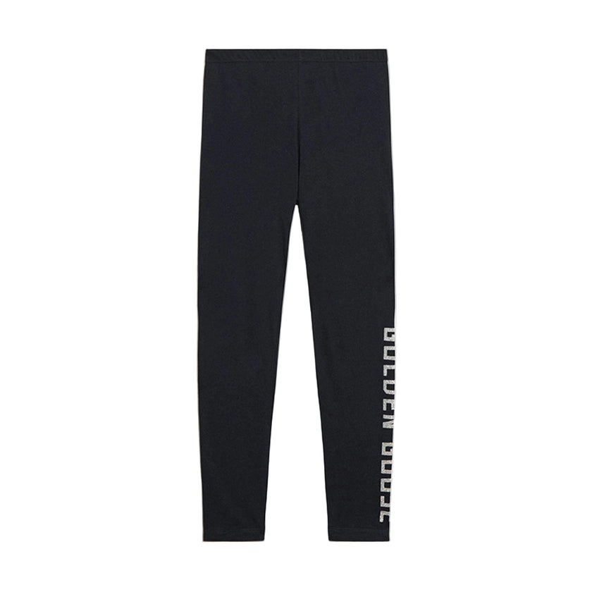 Black Logo Leggings