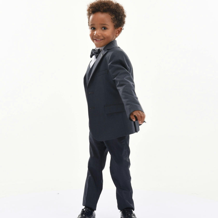 Steel Blue 5pc Peak Lapel Tuxedo