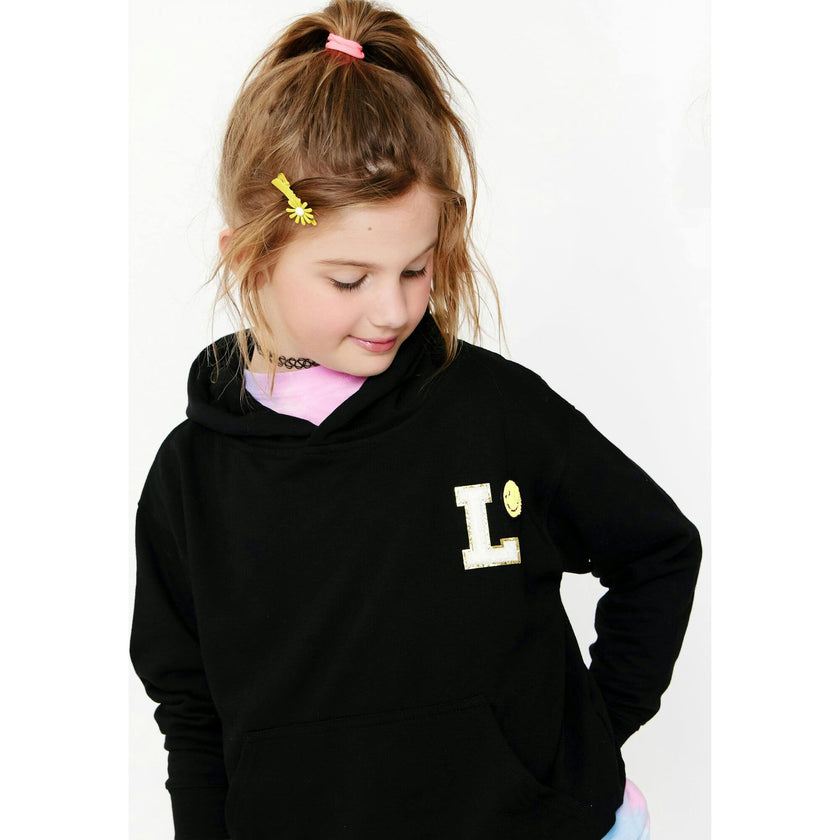 Customizable Hoodie Sweatshirt, Black