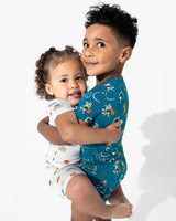 Basketball Pups Bamboo Kids Pajama Short Set
