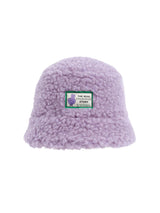 children's merino bucket hat - lilac