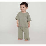 Baby My Boxy Cotton Rolled Edge Relaxed Fit Pants