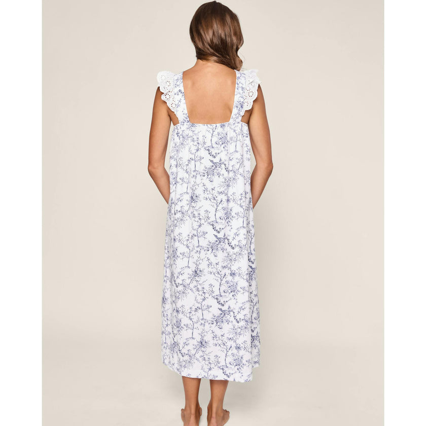 Women's Pima Clara Nightgown in Timeless Toile
