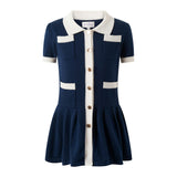 Knit Pleated Dress