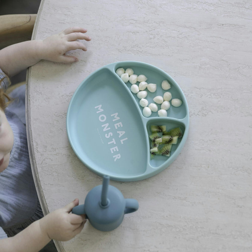 Meal Monster 3-Section Wonder Silicon Suction Plate