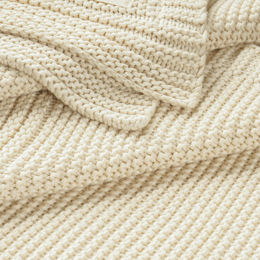 Chunky Knit Throw Blanket