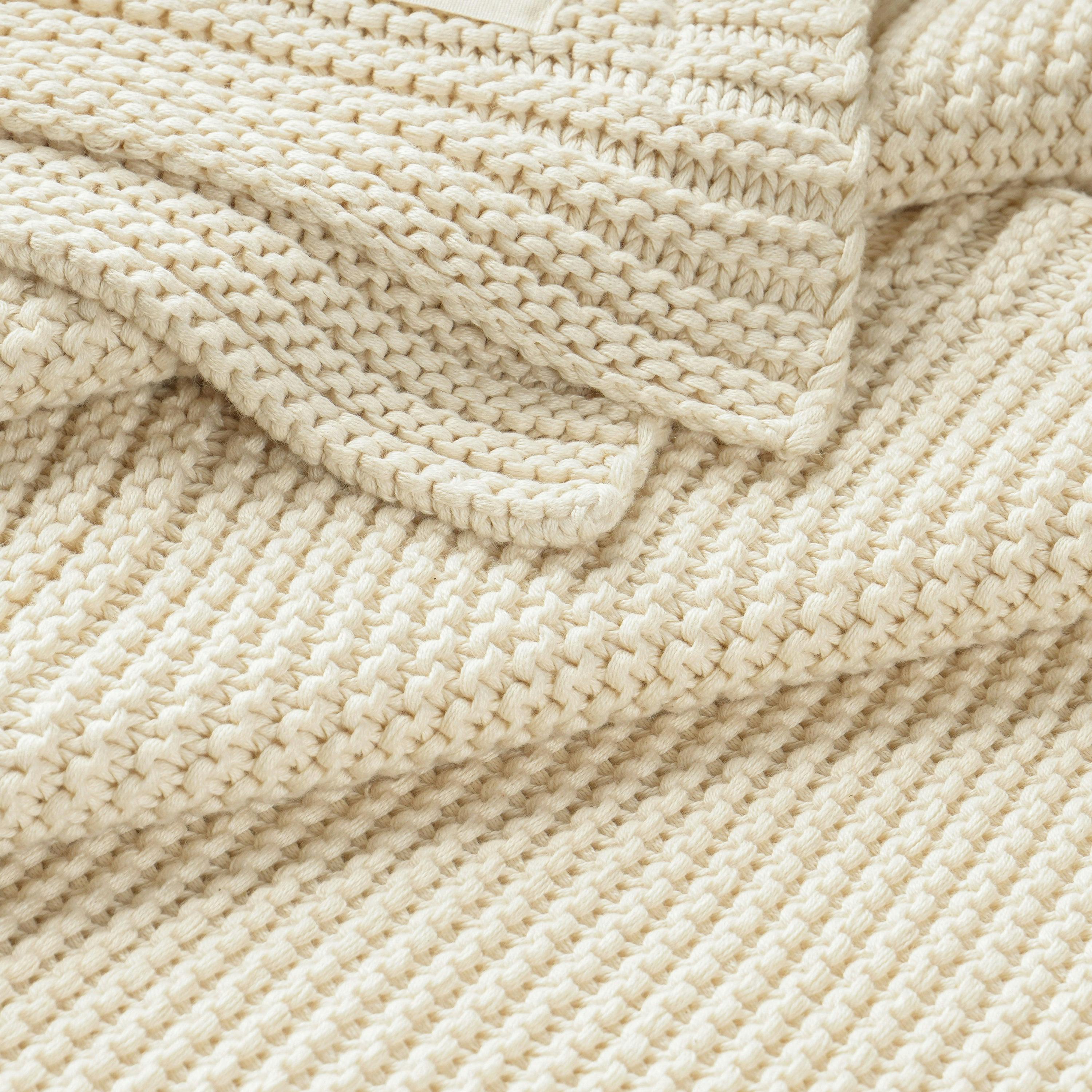 Chunky Knit Throw Blanket