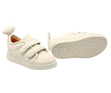Rian Sneakers | Cream Betting Leather