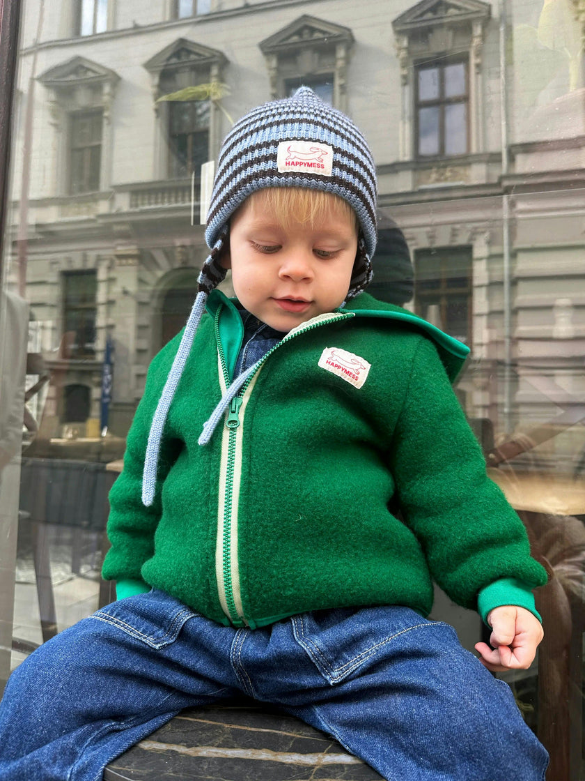 children's wool jacket - forest green