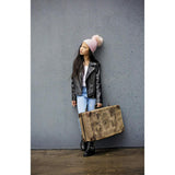 Knitted Wool Hat (Snap On Pom Sold Separately)