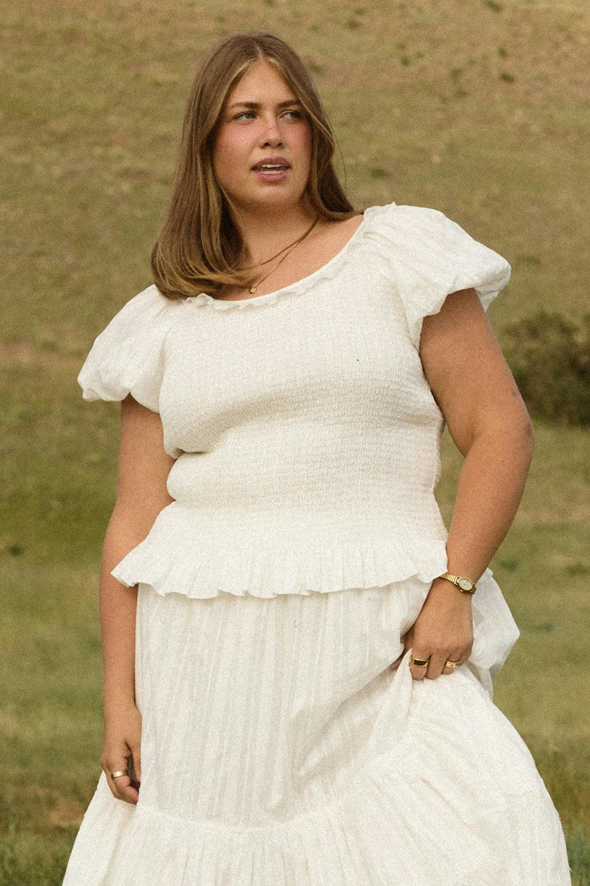 Annalise Top in Reverie Dobby